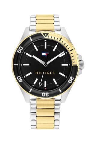 Stalen Quartz Horloge Logan - Zilverkleurig en Goudkleurig
