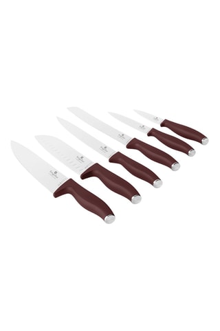 6 couteaux en acier inoxydable Leonardo Collection