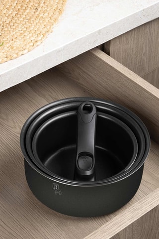 Batterie de cuisine revêtement titane Anthracite Collection - 9 pièces
