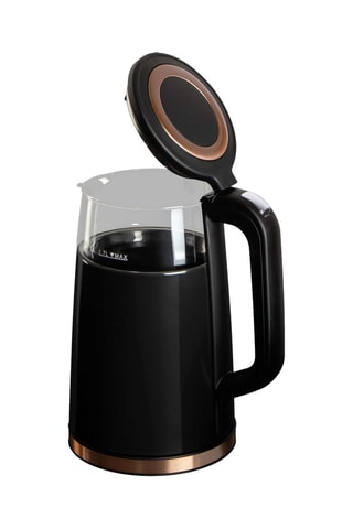 Bouilloire sans fil en verre borosilicate - 1,7 l - 2200 W