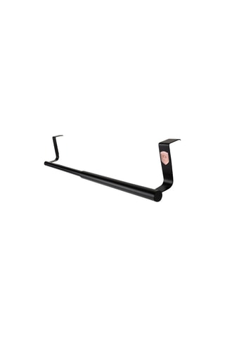 Porte-serviette extensible en acier inoxydable Blake Rose - 23/40 x 7 cm - Noir