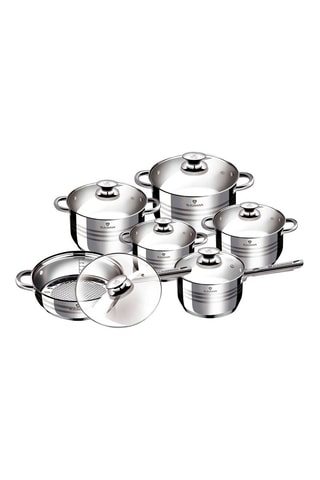 Batterie de cuisine en acier inoxydable Gourmet Line
 - 12 pièces