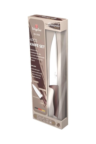 4 couteaux en acier inoxydable Leonardo Collection