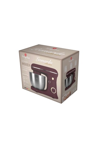 Robot pâtissier multifonctions en acier inoxydable Leonardo Collection - 5 l - 1500 W - 6 vitesses