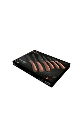 6 couteaux en acier inoxydable Metallic Line