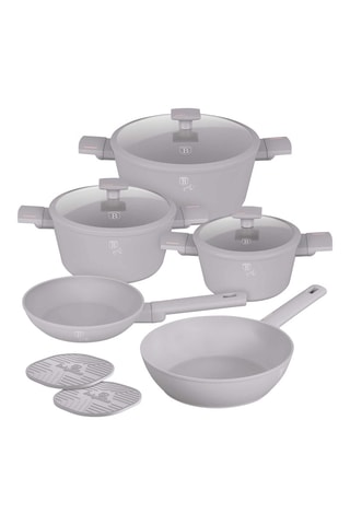 Batterie de cuisine Taupe - 10 pièces