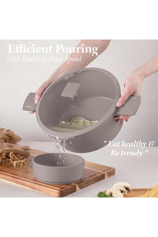 Batterie de cuisine Taupe - 10 pièces