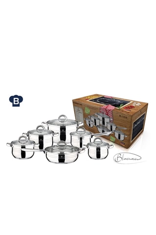 Batterie de cuisine en acier inoxydable Gourmet Line - 12 pièces