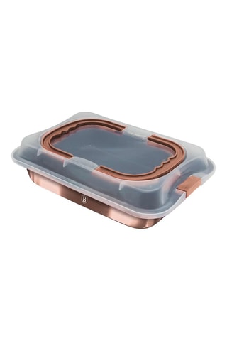 Rôtissoire oblong Metallic Line Rose Gold Edition - 36,5 x 24,5 x 5,5 cm