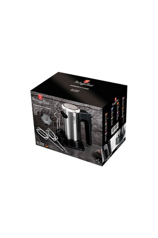 Batteur à main avec socle en acier inoxydable Matte Black Collection