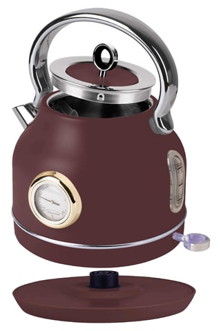 Bouilloire électrique avec thermomètre en acier inoxydable Leonardo Collection - 1,7 l - 2200 W