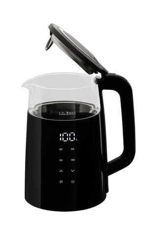 Bouilloire sans fil en verre borosilicate Matte Black Collection - 1,7 l - 2200 W
