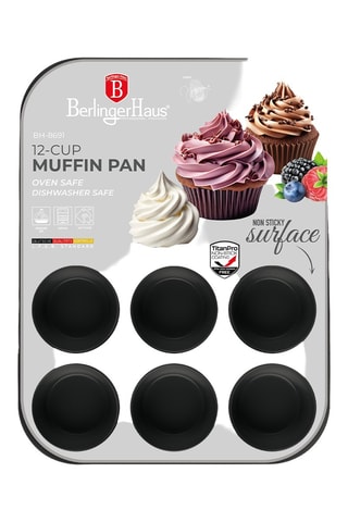 Moule Anthracite - 12 muffins