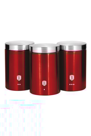 3 boîtes en acier inoxydable Metallic Line