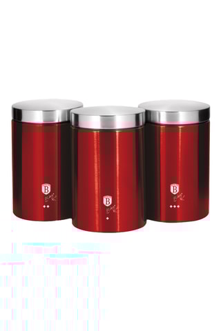 3 boîtes en acier inoxydable Metallic Line