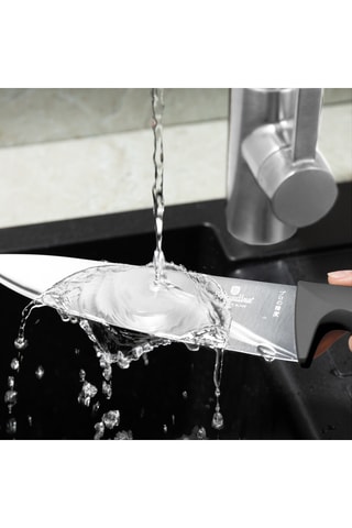 6 couteaux en acier inoxydable Anthracite