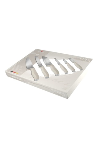 6 couteaux en acier inoxydable Sahara