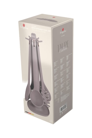 6 ustensiles de cuisine Taupe Collection