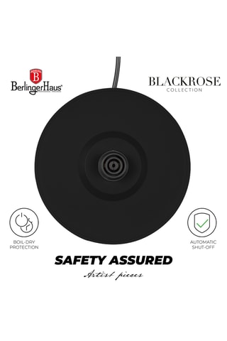 Bouilloire sans fil en acier inoxydable Black Vantage - 1,7 l - 1800 W