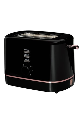 Grille-pain en acier inoxydable Black Rose - 850 W - 2 fentes