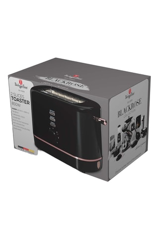 Grille-pain en acier inoxydable Black Rose - 850 W - 2 fentes