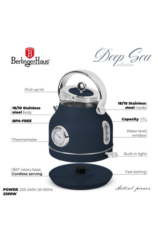 Bouilloire sans BPA Deep Sea – 1,7 l – 2200 W