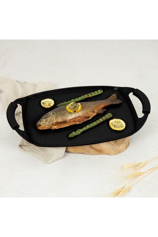 Plaque de cuisson Matte Black – 47 x 29 cm