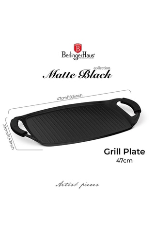 Plaque de cuisson Matte Black – 47 x 29 cm