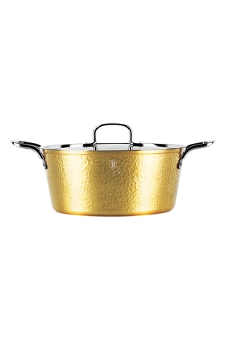 Cocotte revêtement marbre Hammered Gold - 24 cm - 4,1 l