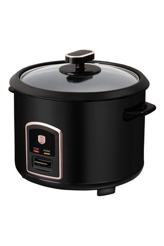 Cuiseur riz électrique en acier inoxydable Black Rose - 700 W - 1,8 l