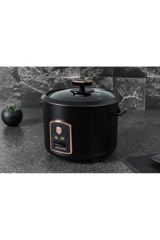 Cuiseur riz électrique en acier inoxydable Black Rose - 700 W - 1,8 l