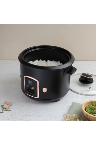 Cuiseur riz électrique en acier inoxydable Black Rose - 700 W - 1,8 l