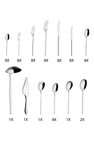 Ménagère en acier inoxydable Cutlery - 70 pièces