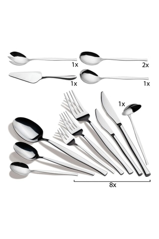 Ménagère en acier inoxydable Cutlery - 70 pièces