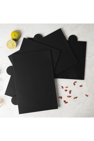 Bloc de 10 pièces en acier inoxydable Matte Black