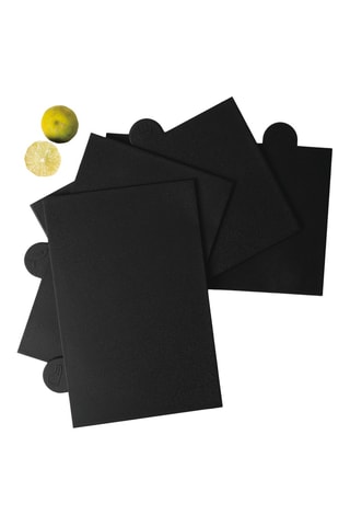 Bloc 10 pièces en acier inoxydable Black Rose