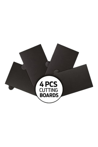 Bloc 10 pièces en acier inoxydable Black Rose
