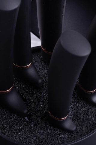 11 ustensiles de cuisine en acier inoxydable et revêtement titane Black Rose