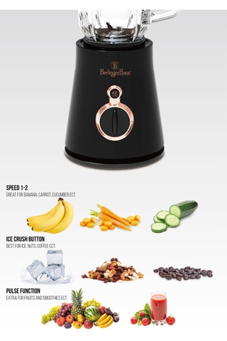 Blender Black Rose - 1,5 l - 600 W - 2 vitesses
