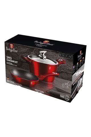 Cocotte et poêle revêtement marbre Metallic Line