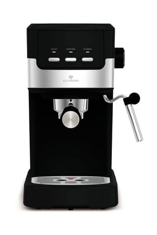 Machine à espresso en acier inoxydable Blaumann/Black Silver - 1,25 l - 1100 W