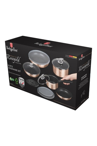 Batterie de cuisine Metallic Line Rose Gold - 10 pièces