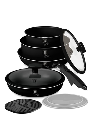 Batterie de cuisine Matte Black – 10 pièces