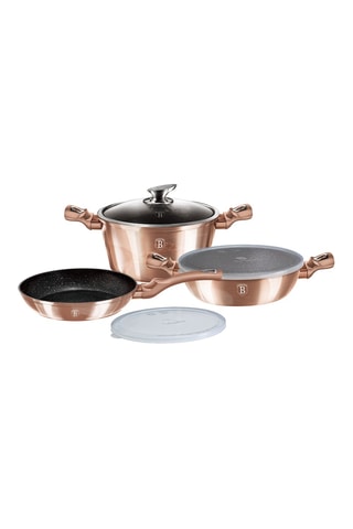 Batterie de cuisine Metallic Line Rose Gold - 6 pièces