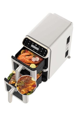 Friteuse à air Sahara - 2 x 5,5 l - 2460 W