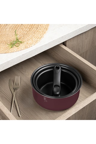 Batterie de cuisine revêtement titane Leonardo - 13 pièces