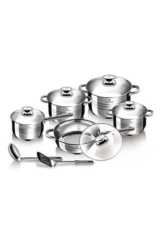 Batterie de cuisine en acier inoxydable Blaumann/Gourmet - 10 pièces