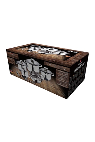 Batterie de cuisine en acier inoxydable Blaumann/Gourmet - 10 pièces