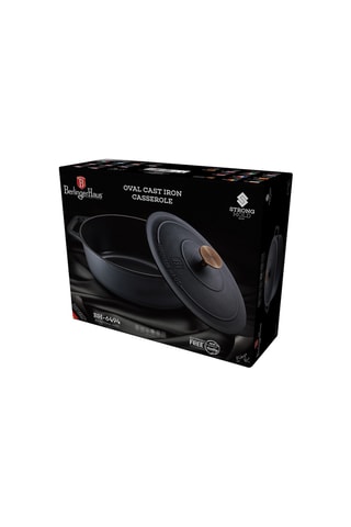 Cocotte ovale 2-en-1 en fonte émaillée Strong Mold Seria - 30 cm - 4,65 l