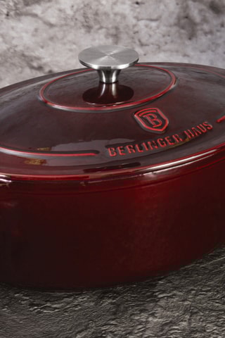 Cocotte ovale en fonte Strong Mold Seria - 30 x 12 cm - 4,65 l